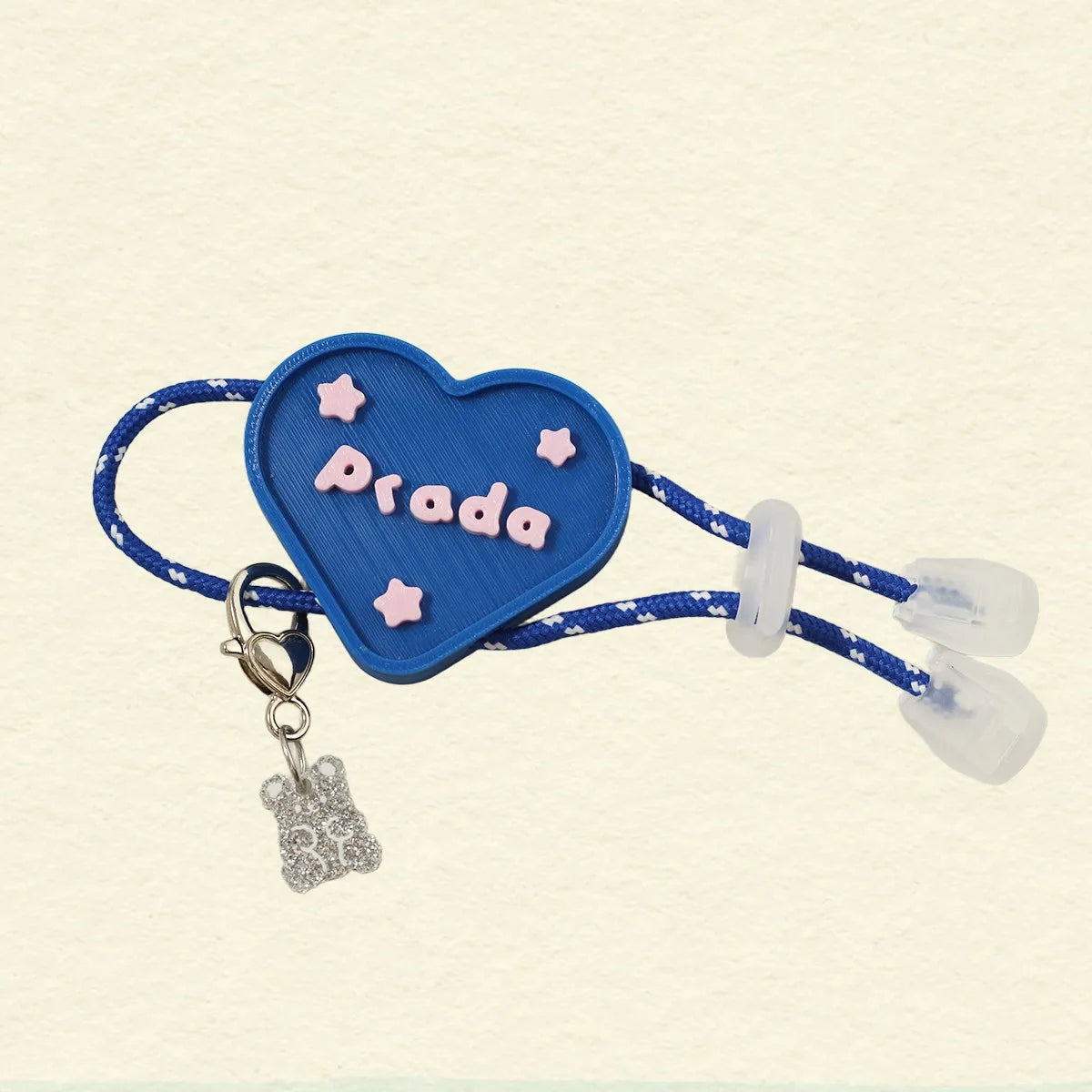 Custom 3D Stereoscopic Heart Pet ID Tag - Personalized Dog & Cat Name Tag
