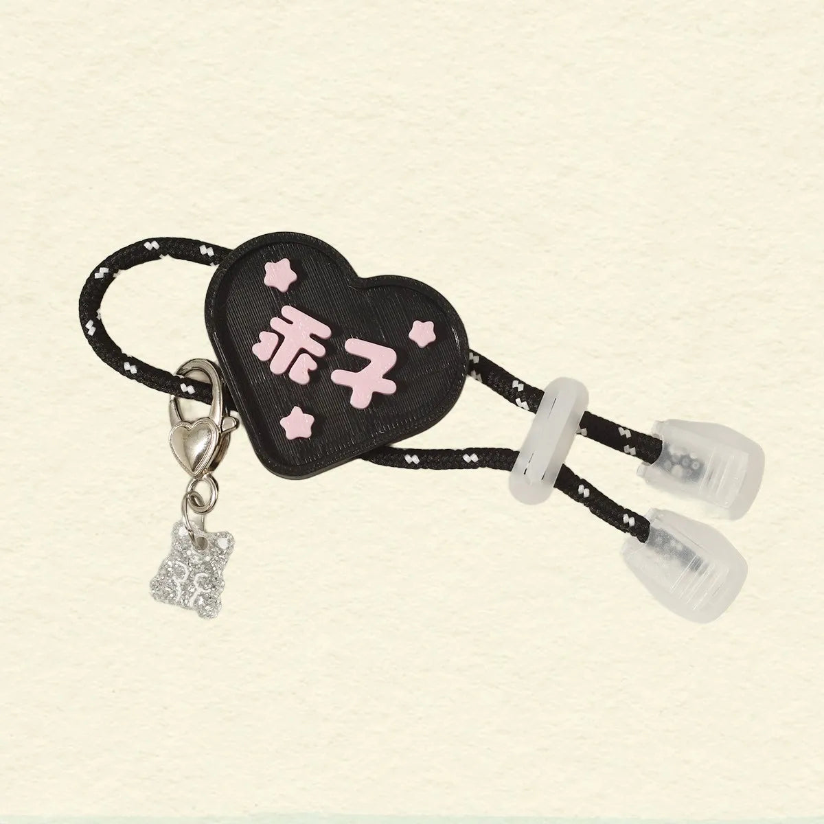 Custom 3D Stereoscopic Heart Pet ID Tag - Personalized Dog & Cat Name Tag