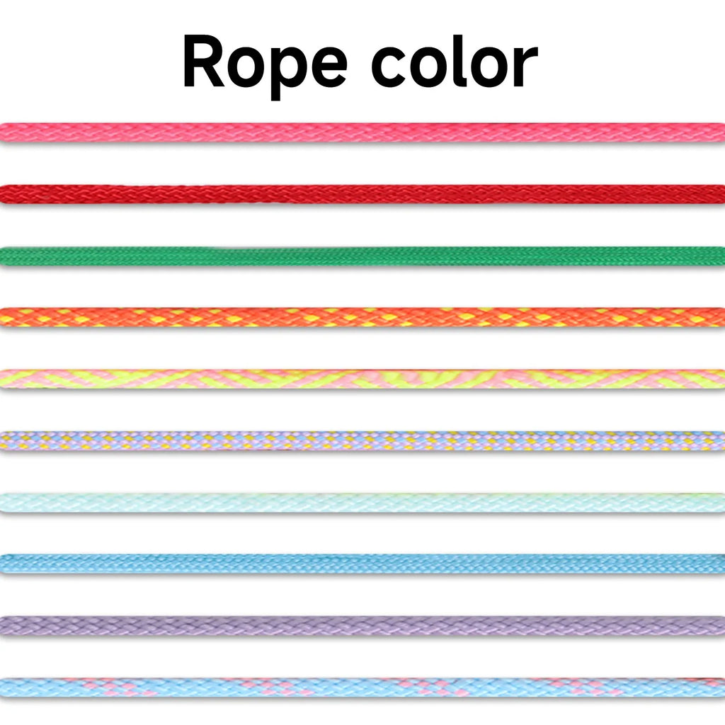 Personalized Pet Necklace with four colorful braided rope options