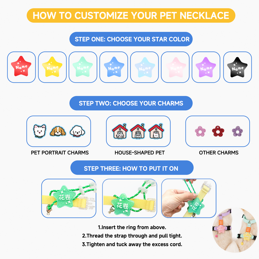 How to Customize Your Pet Necklace Guide
